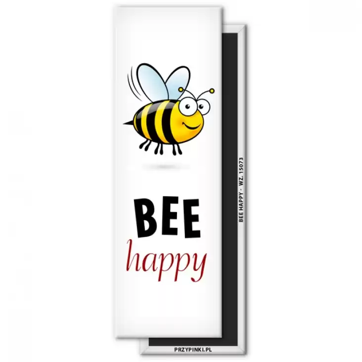 magnes 115x37mm Bee happy