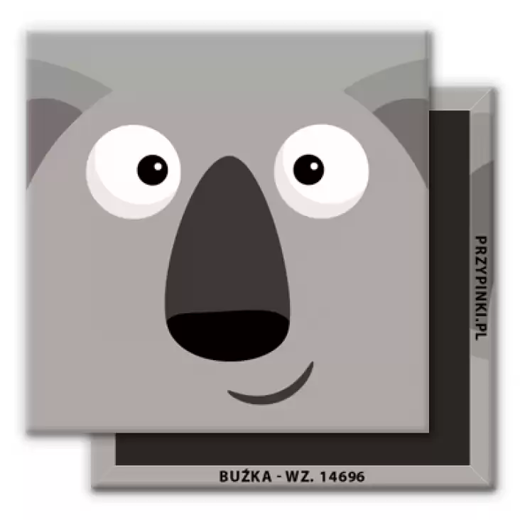 magnes 50x50mm Buźka miś koala