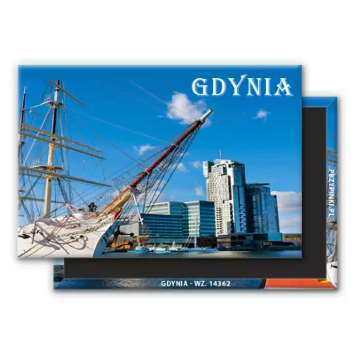 magnes 78x53mm Gdynia 