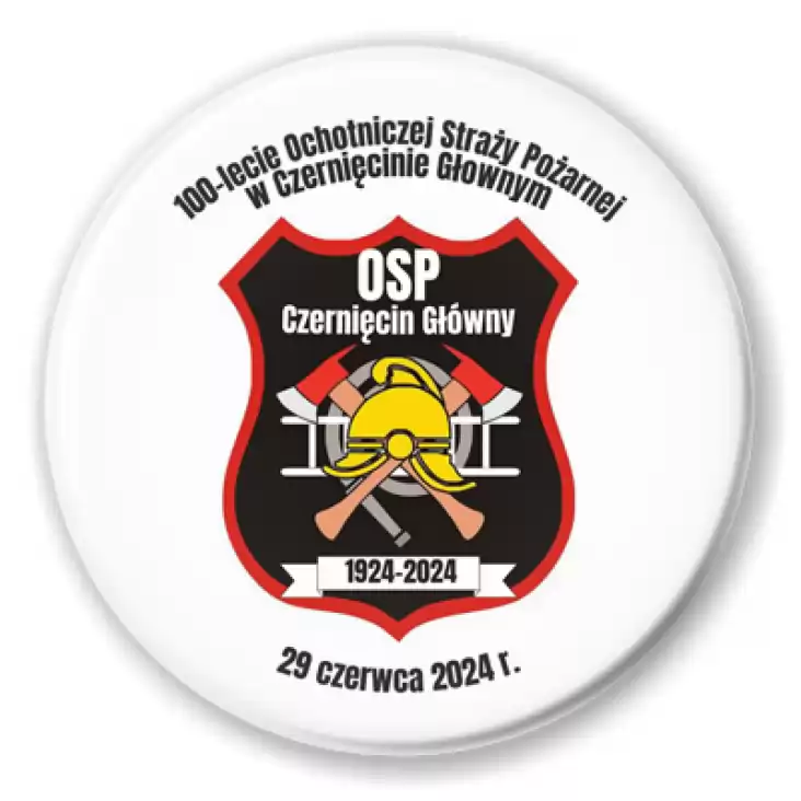 przypinka 100-lecie OSP Czernięcin Główny