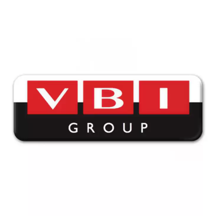 przypinka prostokąt VBI Group