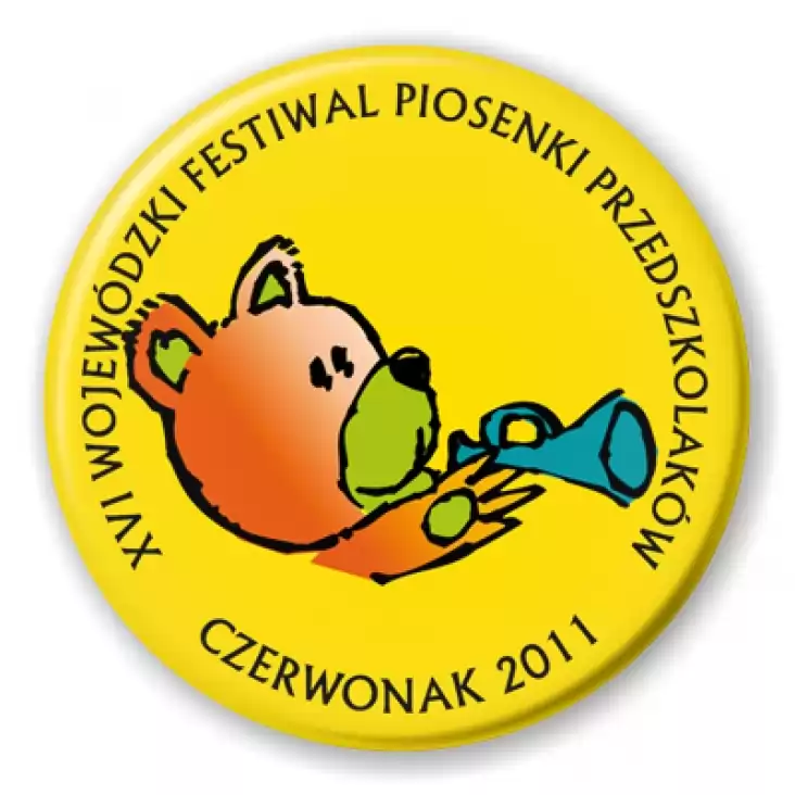 przypinka Festiwal Piosenki Przedszkolaków 2011