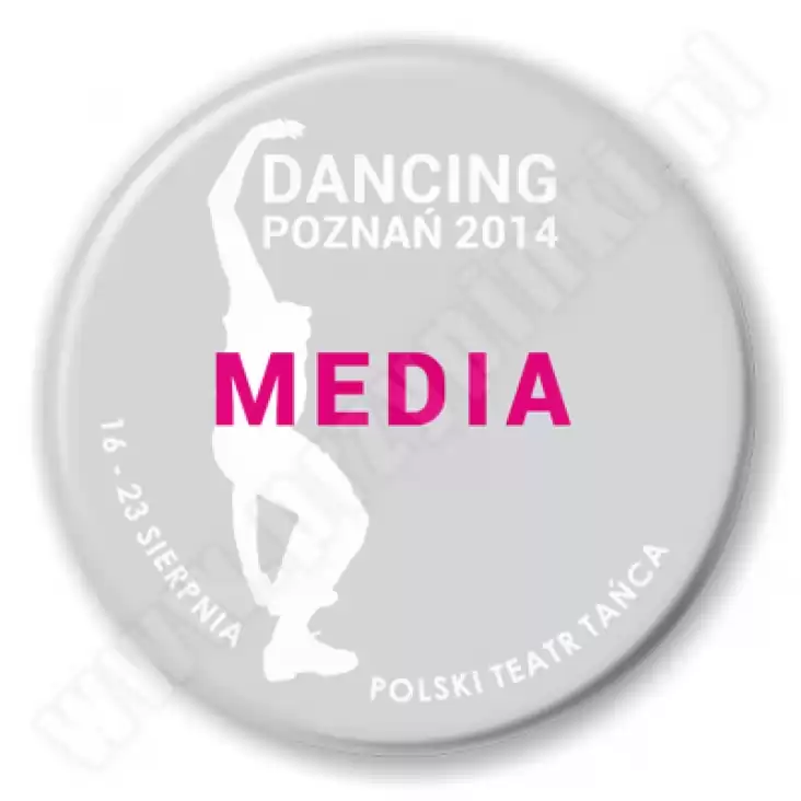 przypinka Dancing Poznań 2014 Media