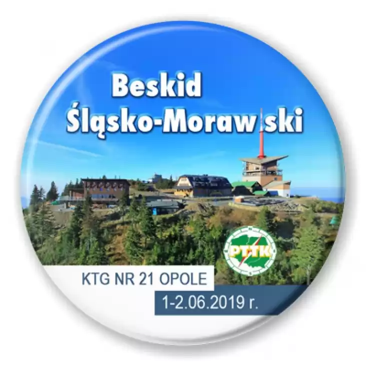 przypinka Beskid Śląsko-Morawski