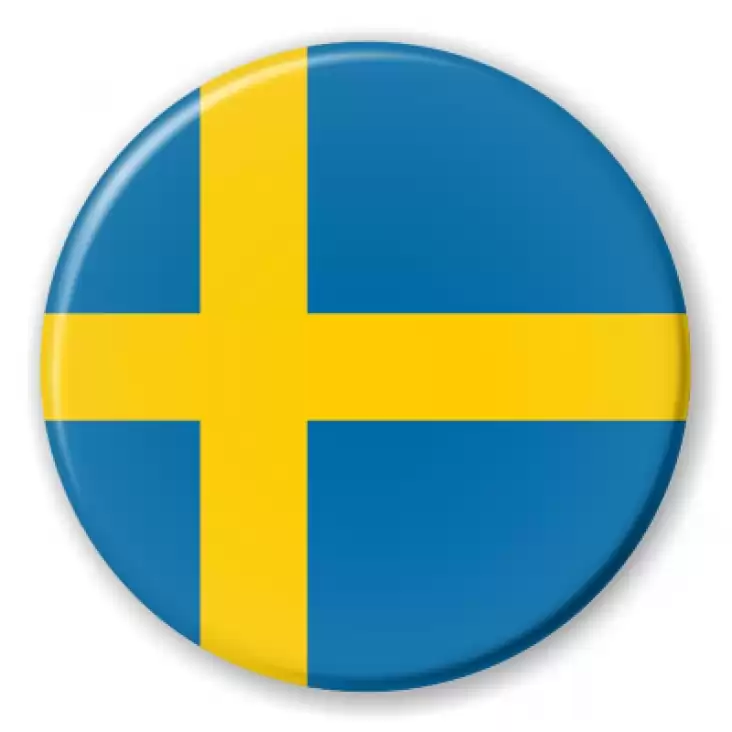 przypinka Flaga Szwecja