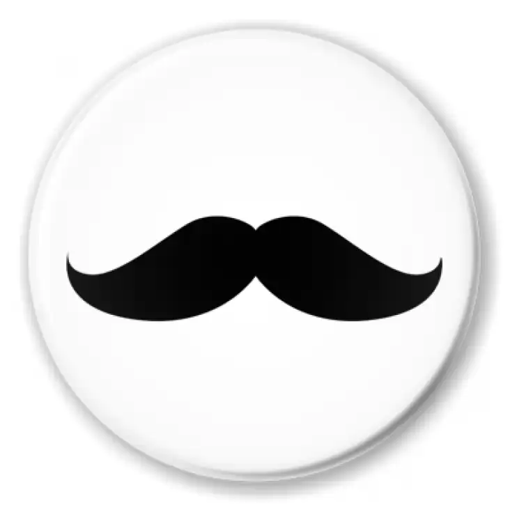 przypinka Moustache wąsy
