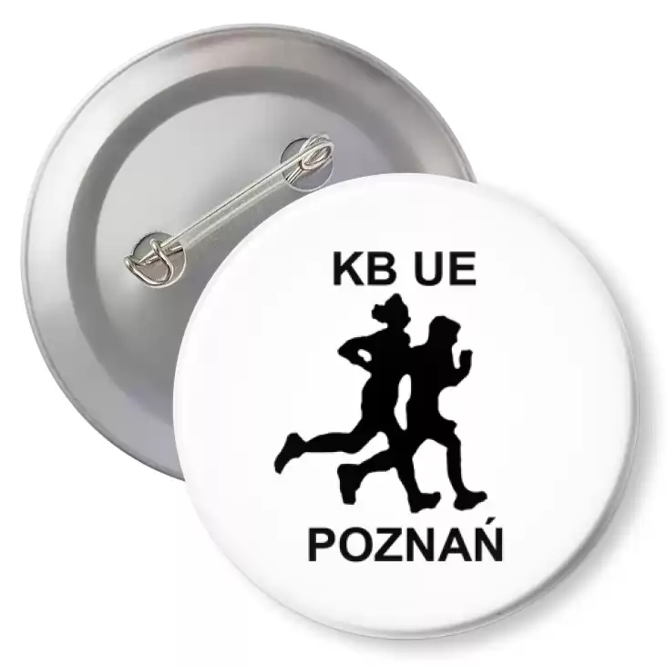 przypinka z agrafką KB Poznań