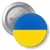 Przypinka z agrafką Flaga Ukraina