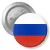 Przypinka z agrafką Flaga Rosja