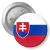 Przypinka z agrafką Flaga Słowacja