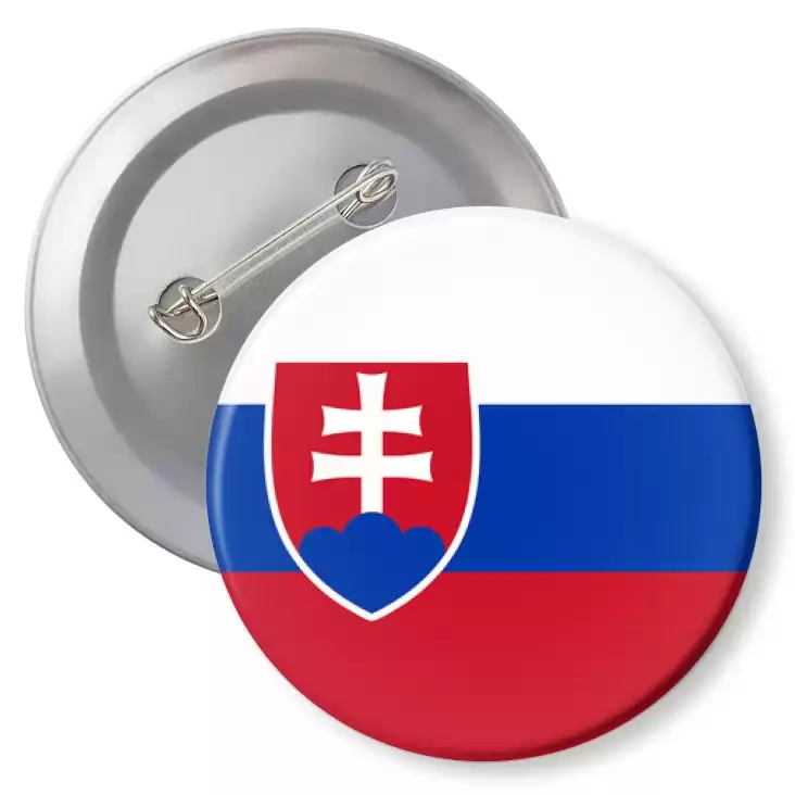 przypinka z agrafką Flaga Słowacja