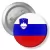 Przypinka z agrafką Flaga Słowenia