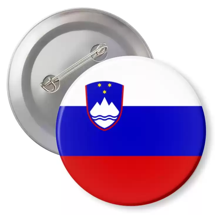 przypinka z agrafką Flaga Słowenia