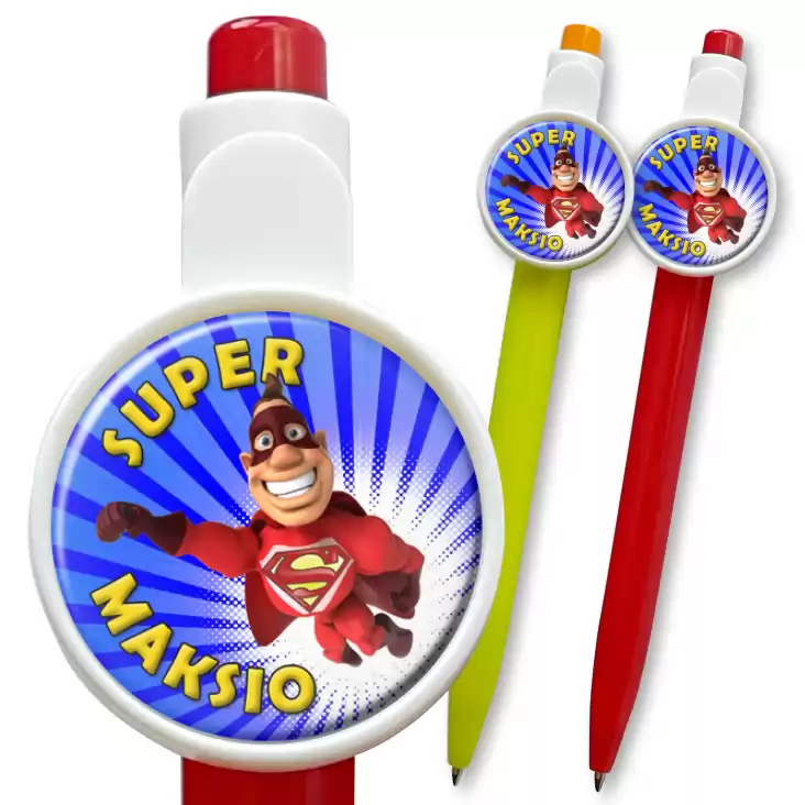przypinka długopis Super Chłopak