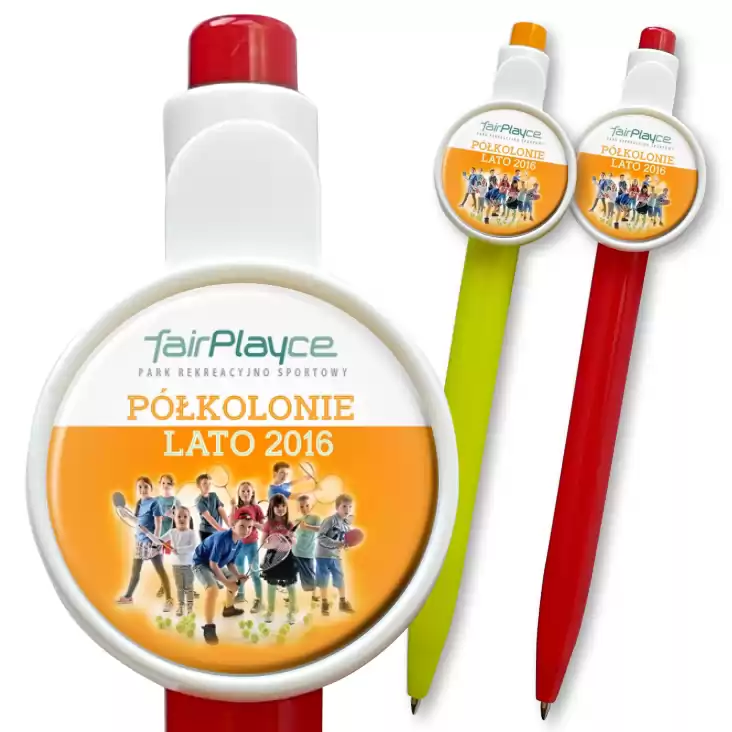 przypinka długopis FairPlayce - Półkolonie 2016 