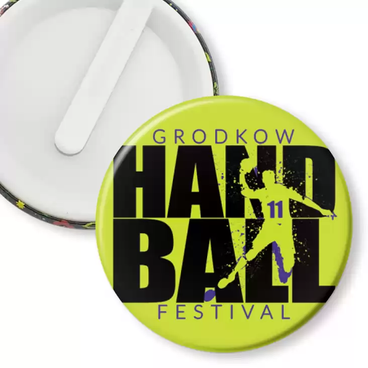 przypinka klips 11 Grodków Handball Festival