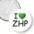 Przypinka klips I love ZHP