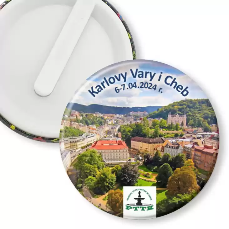 przypinka klips Wycieczka krajoznawcza Karlovy Vary i Cheb