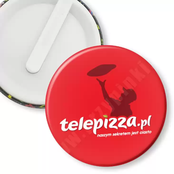 przypinka klips I love Telepizza