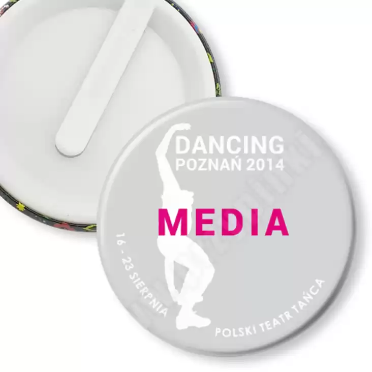 przypinka klips Dancing Poznań 2014 Media