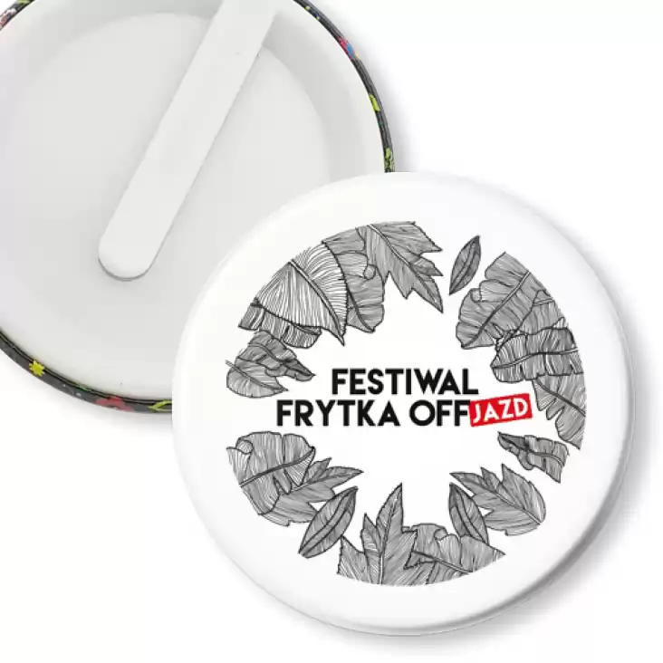 przypinka klips Festiwal Frytka OFFjazd