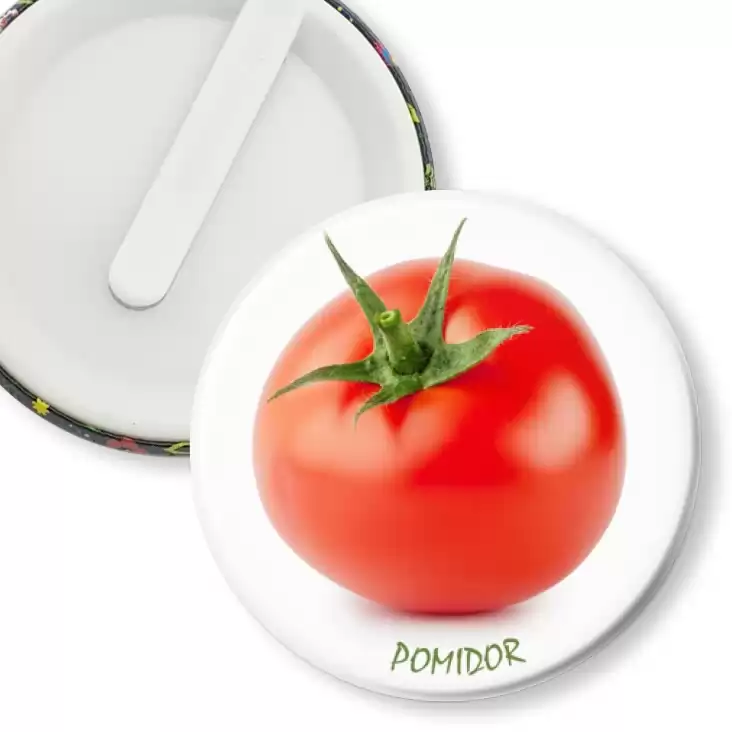 przypinka klips Czerwony pomidor