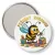 Przypinka lusterko Dyżurny zabawek wesoła pszczółka