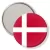 Przypinka lusterko Flaga Dania