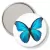 Przypinka lusterko Motyl modraszek
