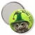 Przypinka lusterko Matura sowa w zielonym kapeluszu