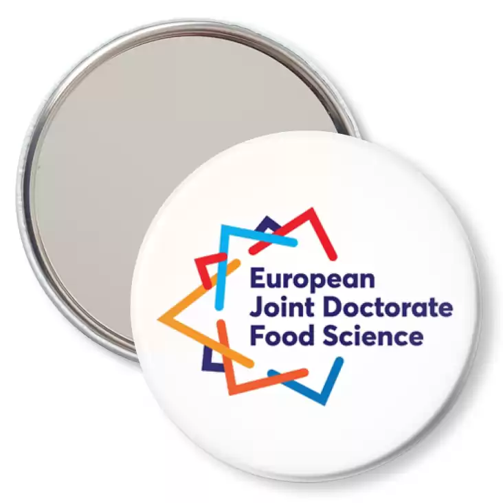 przypinka lusterko European Joint Doctorate Food Science