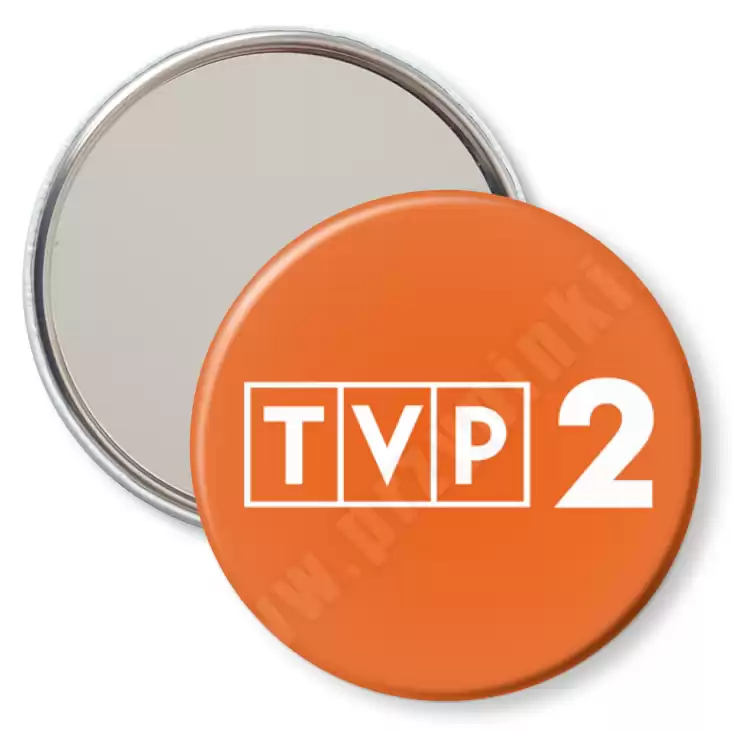 przypinka lusterko TVP 2