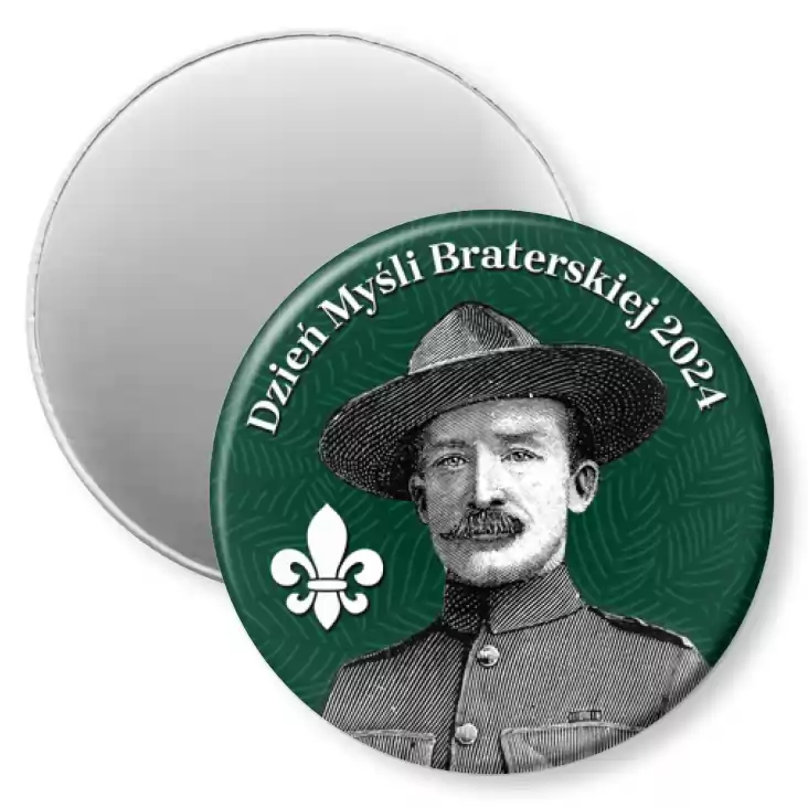 przypinka magnes Dzień Myśli Braterskiej Robert Baden-Powell