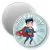 Przypinka magnes Super dyżurny latający Superman