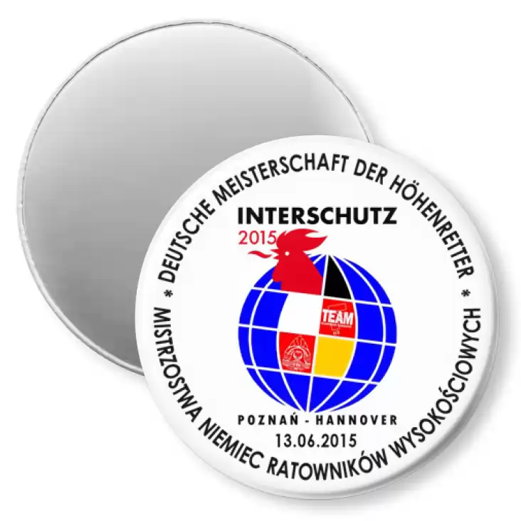 przypinka magnes Mistrzostwa Niemiec ratowników wysokościowych