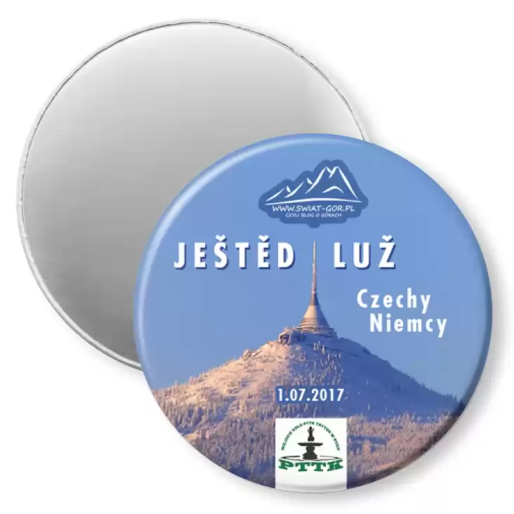 przypinka magnes Jested i Luz w Czechach