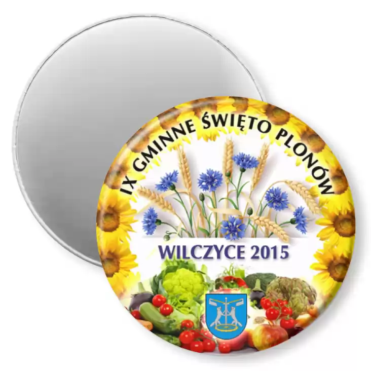 przypinka magnes Wilczyce - Dożynki 2015