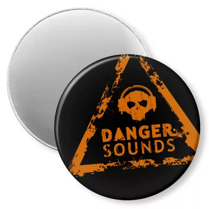 przypinka magnes Danger sounds