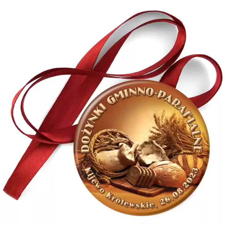 przypinka medal Dożynki Gminno-Parafialne Kijewo Królewskie