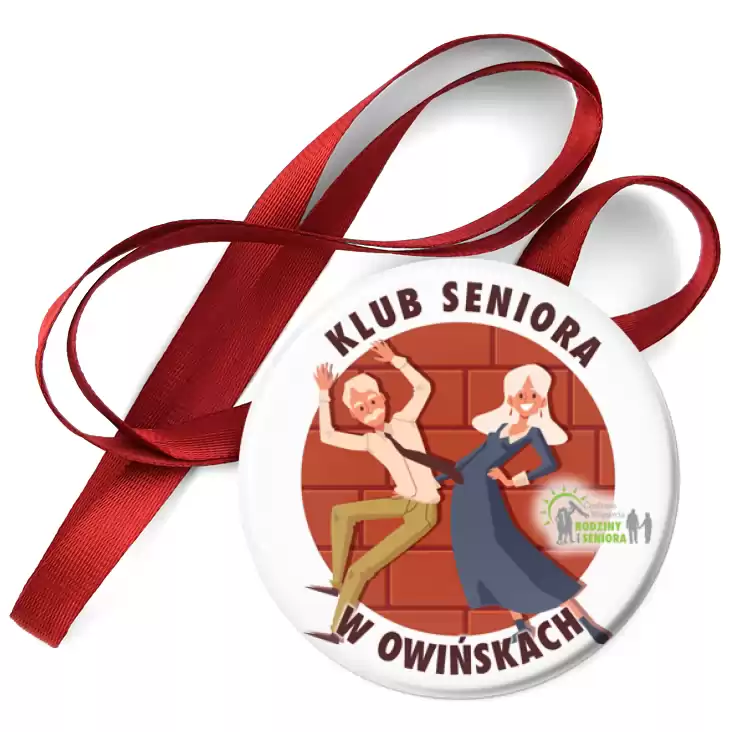 przypinka medal Klub Seniora w Owińskach