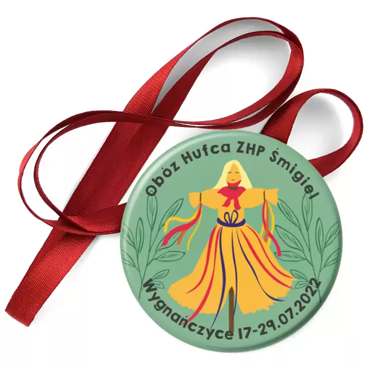przypinka medal Obóz Hufca ZHP Śmigiel Wygnańczyce 2022