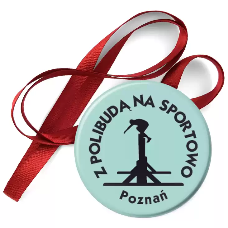 przypinka medal Politechnika Poznańska Tor przeszkód