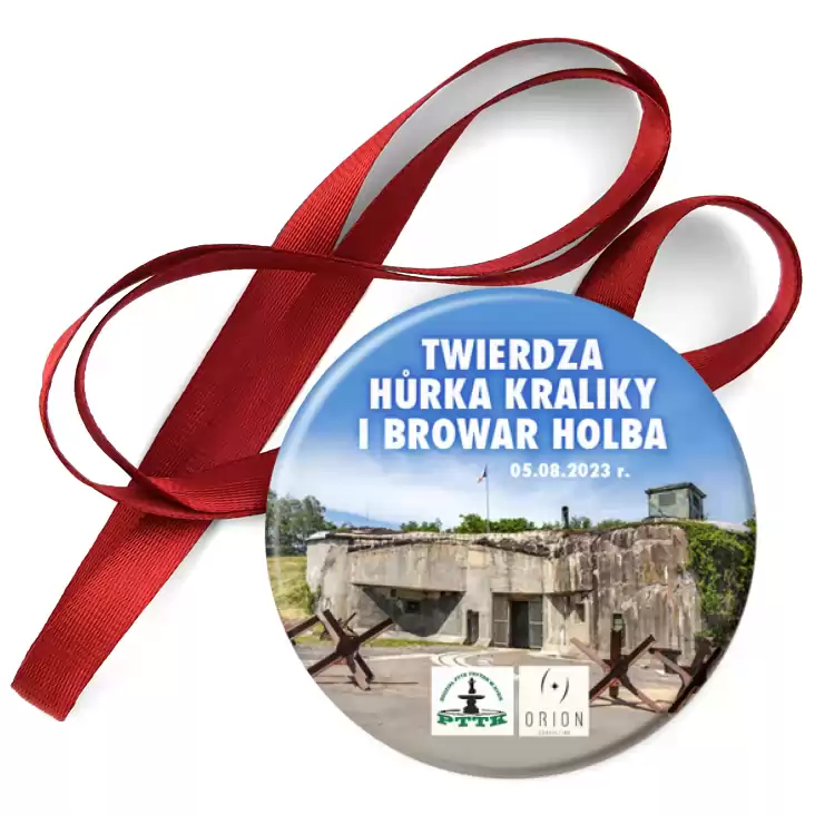 przypinka medal Twierdza Hurka Kraliky i Browar Holb