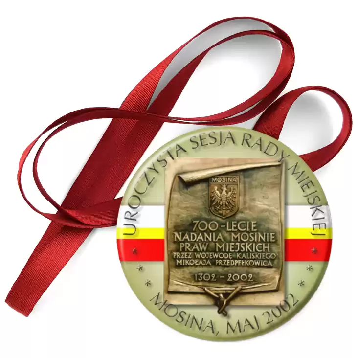przypinka medal Uroczysta Sesja Rady Miejskiej 