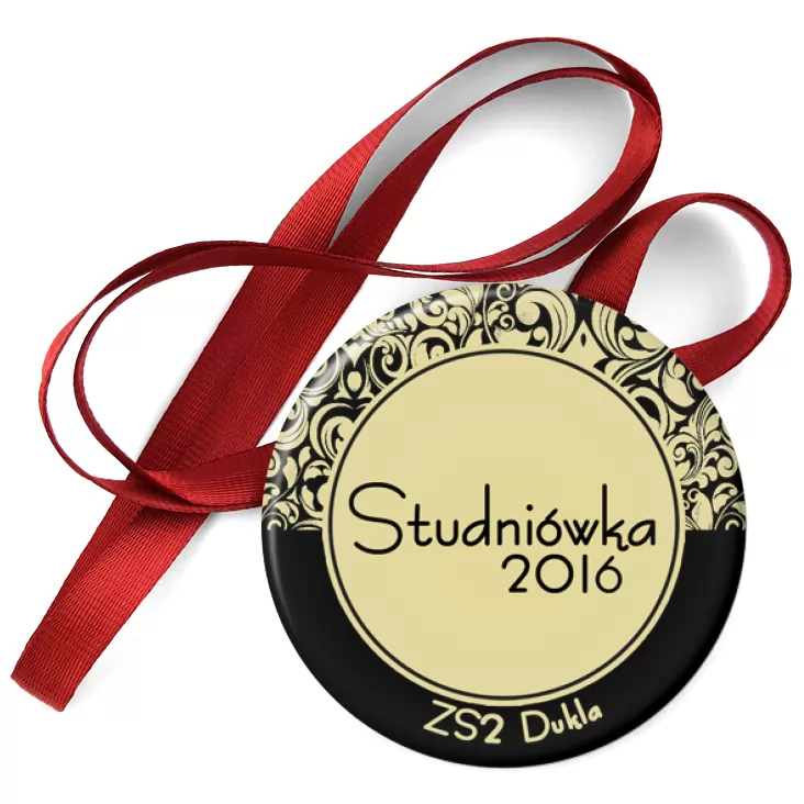 przypinka medal Studniówka - ZS2 Dukla