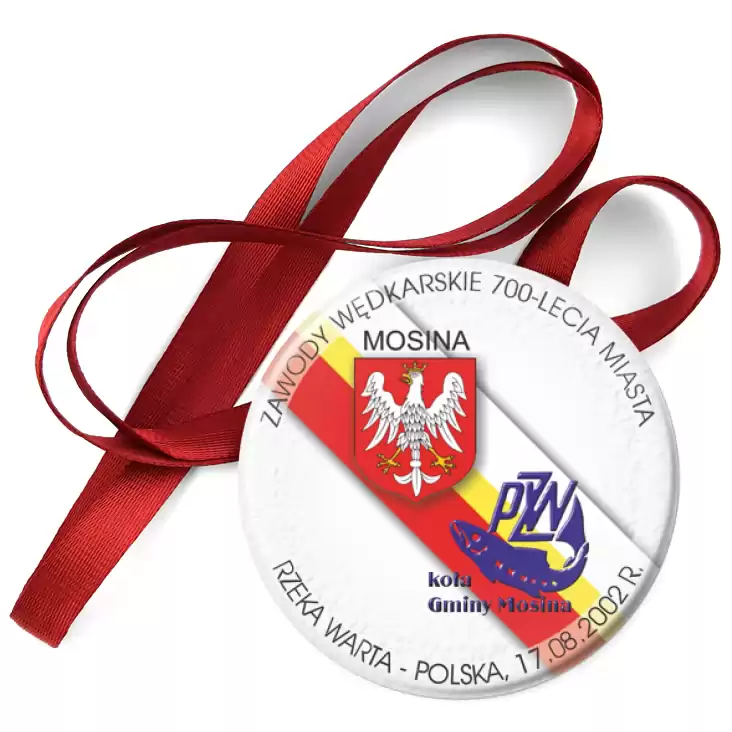 przypinka medal Zawody Wędkarskie 700-lecia Miasta 