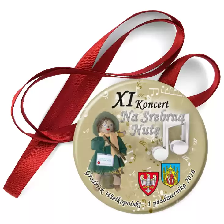 przypinka medal XI Koncert Na Srebrną Nutę 2016