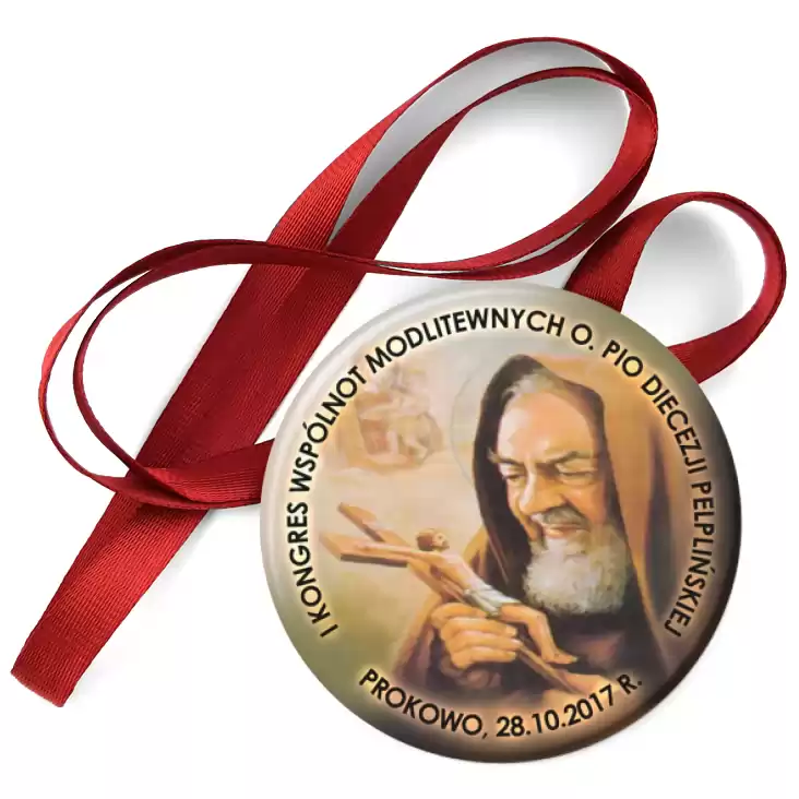 przypinka medal I Kongres Wspólnot Modlitewnych o. Pio