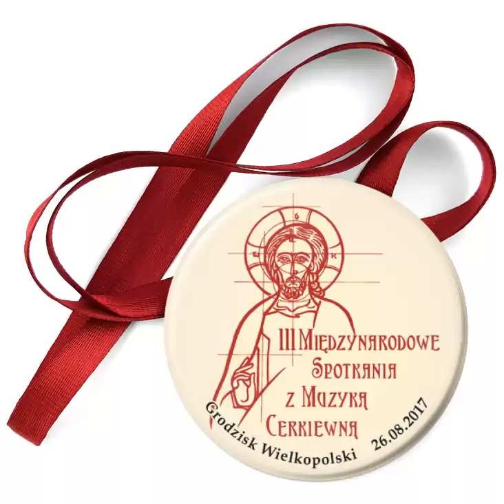 przypinka medal III Międzynarodowe Spotkania z Muzyką Cerkiewną 2017