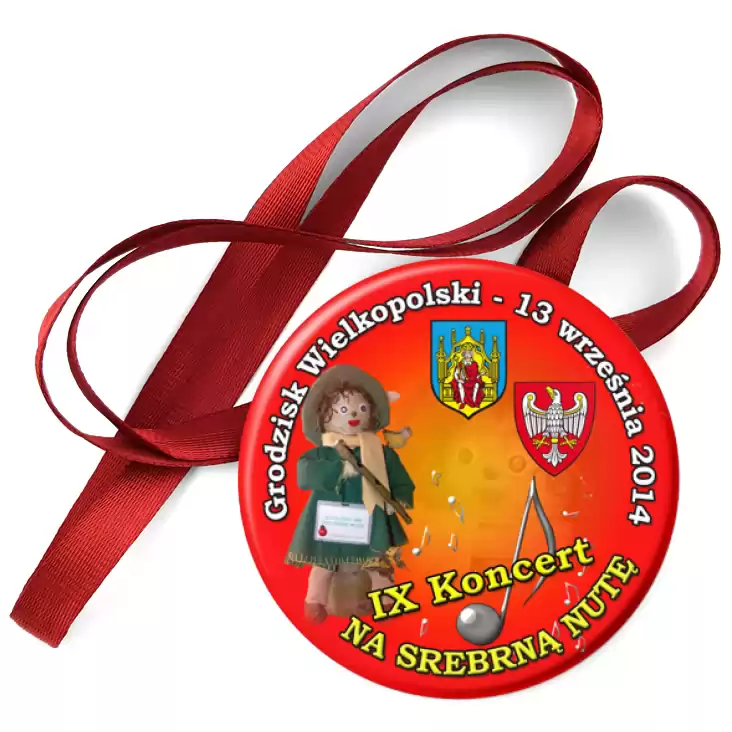 przypinka medal IX Koncert Na Srebrną Nutę 2014